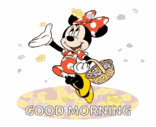 Good Morning Minnie Mouse GIF - Good Morning Minnie Mouse Happy GIFs