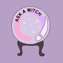 Ask A Witch Crystal Ball GIF - Ask A Witch Crystal Ball Fortune GIFs