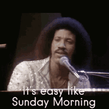 Sunday Singing GIF - Sunday Singing Its Easy Like Sunday Morning GIFs