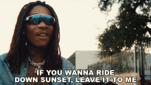 If You Wanna Ride Down Sunset Leave It To Me Cameron Jibril Thomaz GIF - If You Wanna Ride Down Sunset Leave It To Me Cameron Jibril Thomaz Wiz Khalifa GIFs
