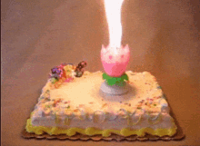 Aniversário Candle GIF - Aniversário Candle Cake GIFs
