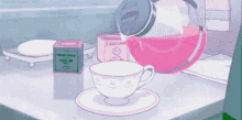 anime aesthetic anime coffee tea coffee