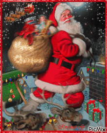 Santa Merry Christmas GIF - Santa Merry Christmas Santa Claus GIFs