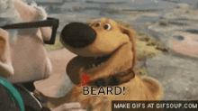 Beard Distracted GIF - Beard Distracted Dug GIFs