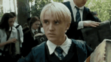 Draco Malfoy Harry Potter GIF - Draco Malfoy Harry Potter Judging You GIFs