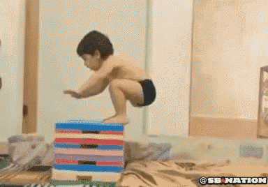 Young Acrobat Goes Up A Wall - Wall GIF - Wall Young Acrobat Young GIFs