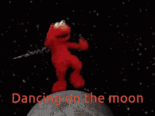 Moon Elmo GIF - Moon Elmo Space GIFs