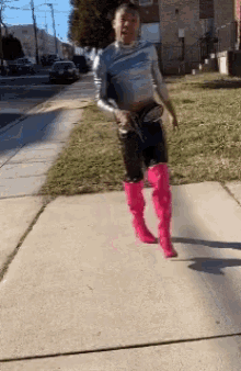Pink Boots GIF - Pink Boots Pinkboots GIFs