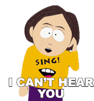 I Cant Hear You Ms Stevens Sticker - I Cant Hear You Ms Stevens South Park Stickers