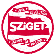 Love Revolution Island Of Freedom Sticker - Love Revolution Island Of Freedom Sziget Stickers