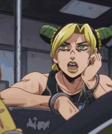 Jolyne Cujoh Grossed Out GIF - Jolyne Cujoh Grossed Out Disgusted GIFs