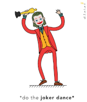 Joker Joker Dance Sticker - Joker Joker Dance Dtales Stickers
