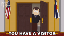You Have A Visitor Janson GIF - You Have A Visitor Janson South Park GIFs