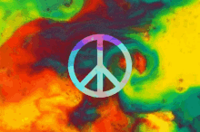 Trippy GIF - Peace Sign Peace Symbol GIFs