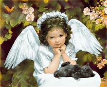 Angel Child GIF - Angel Child Kitten GIFs