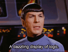 Spock Dazzling Display GIF - Spock Dazzling Display Logic GIFs