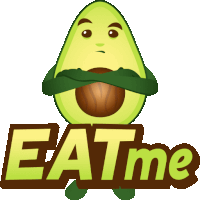 Eatme Avocado Adventures Sticker - Eatme Avocado Adventures Joypixels Stickers