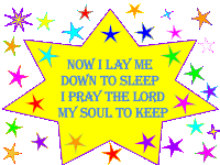 Good Night Prayer Stars Sticker - Good Night Prayer Stars Prayer Stickers