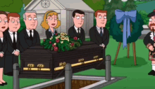 peter griffin meg griffin family guy funeral meg funeral