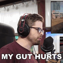 My Gut Hurts Nick Zetta GIF - My Gut Hurts Nick Zetta Basically Homeless GIFs