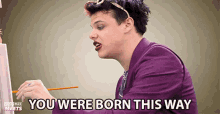 You Were Born This Way Yungblud GIF - You Were Born This Way Yungblud Popbuzz GIFs