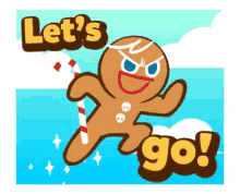 cookie run gingerbrave line sticker devsisters lets go