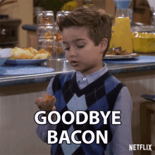Goodbye Bacon Elias Harger GIF - Goodbye Bacon Bye Bacon Bacon GIFs