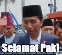 Selamat Pak GIF - Joko Widodo Selemat Pak Indonesia GIFs