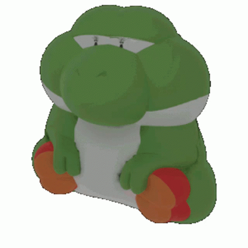 Big Yoshi,Cute,Frog,yoshi,weird,gif,animated gif,gifs,meme.