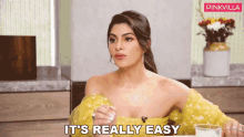 Its Really Easy Jacqueline Fernandez GIF - Its Really Easy Jacqueline Fernandez Pinkvilla GIFs