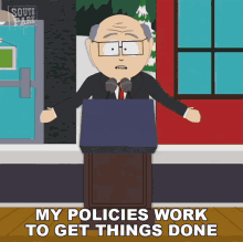 my policies work to get things done mr garrison south park s19e2 where my country gone