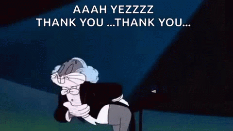 bugsbunny,orchestra,director,bowing,down,Thank You,The End,symphony,classic...