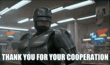 Robocop Thank You GIF - Robocop Thank You Cooperation GIFs
