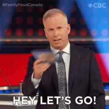 Hey Lets Go Gerry Dee GIF - Hey Lets Go Gerry Dee Family Feud Canada GIFs