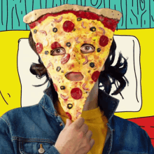 Pizza Face Thinking GIF - Pizza Face Pizza Thinking GIFs