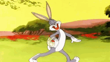Easter Egg Hunt GIF - Bugs Bunny Easter Basket Happy GIFs