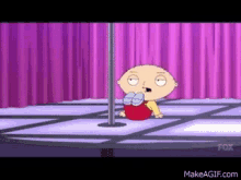 Stewie Stewie Griffin GIF - Stewie Stewie Griffin Pole Dancing GIFs