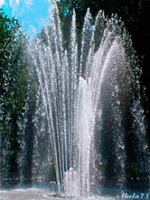 Good Morning Fountain GIF - Good Morning Fountain Water GIFs
