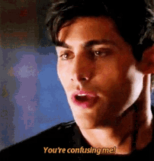 Youre Confusing Me Alec Lightwood GIF - Youre Confusing Me Alec Lightwood Matthew Daddario GIFs
