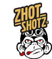 Zhotshotz Monkey Sticker - Zhotshotz Zhot Monkey Stickers