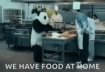 Bitch Panda GIF - Bitch Panda Cooking GIFs