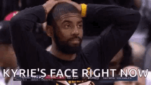 Kyrie Irving Kyries Face Right Now GIF - Kyrie Irving Kyries Face Right Now GIFs