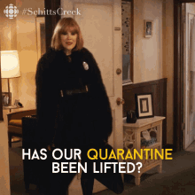 Has Out Quarantine Been Lifted Moira GIF - Has Out Quarantine Been Lifted Moira Moira Rose GIFs