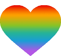 Rainbow Heart Joypixels Sticker - Rainbow Heart Heart Joypixels Stickers
