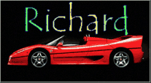 richard richard name name car red