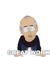 Great Work Steve Jobs Sticker - Great Work Steve Jobs South Park Stickers