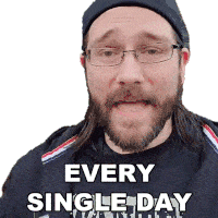 Every Single Day Michael Kupris Sticker - Every Single Day Michael Kupris Become The Knight Stickers