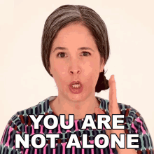 You Are Not Alone Rachel Smith GIF - You Are Not Alone Rachel Smith Rachels English GIFs
