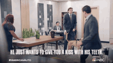 He Just Wants To Give You A Kiss With His Teeth Elliot GIF - He Just Wants To Give You A Kiss With His Teeth Elliot American Auto GIFs