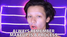 Always Remember Make Up Is A Process GIF - Always Remember Make Up Is A Process Makeup GIFs